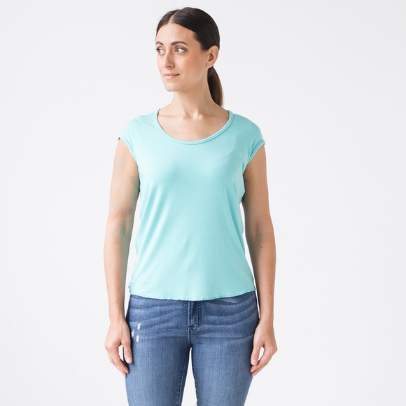 Scoop Neck Modal T-Shirt - Picture 1 of 4